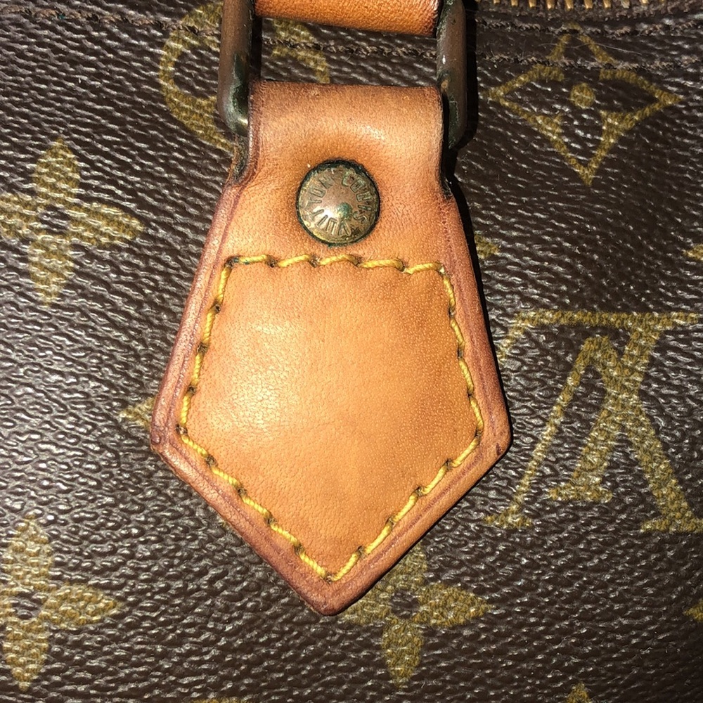 LOUIS VUITTON LV Monogram Mini Speedy 25 Boston Bag w/ LV Dust Bag, Lock & Key - Picture 12 of 17